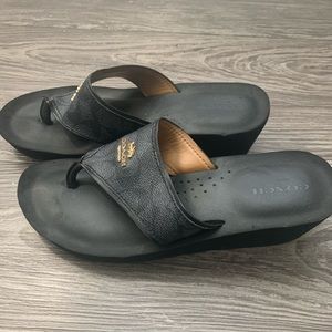 Closet Clean Out - Coach Wedge Flip Flop Sandal